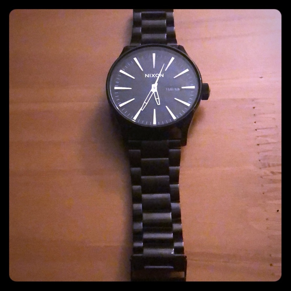 Black Nixon Watch